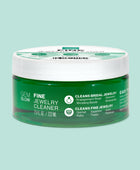 Front view of the GEM GLOW 7.5 oz. Fine Jewelry Cleaner jar.