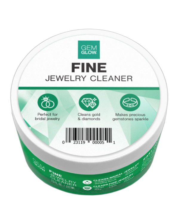 Top label of a jar of Fine Jewelry Cleaner