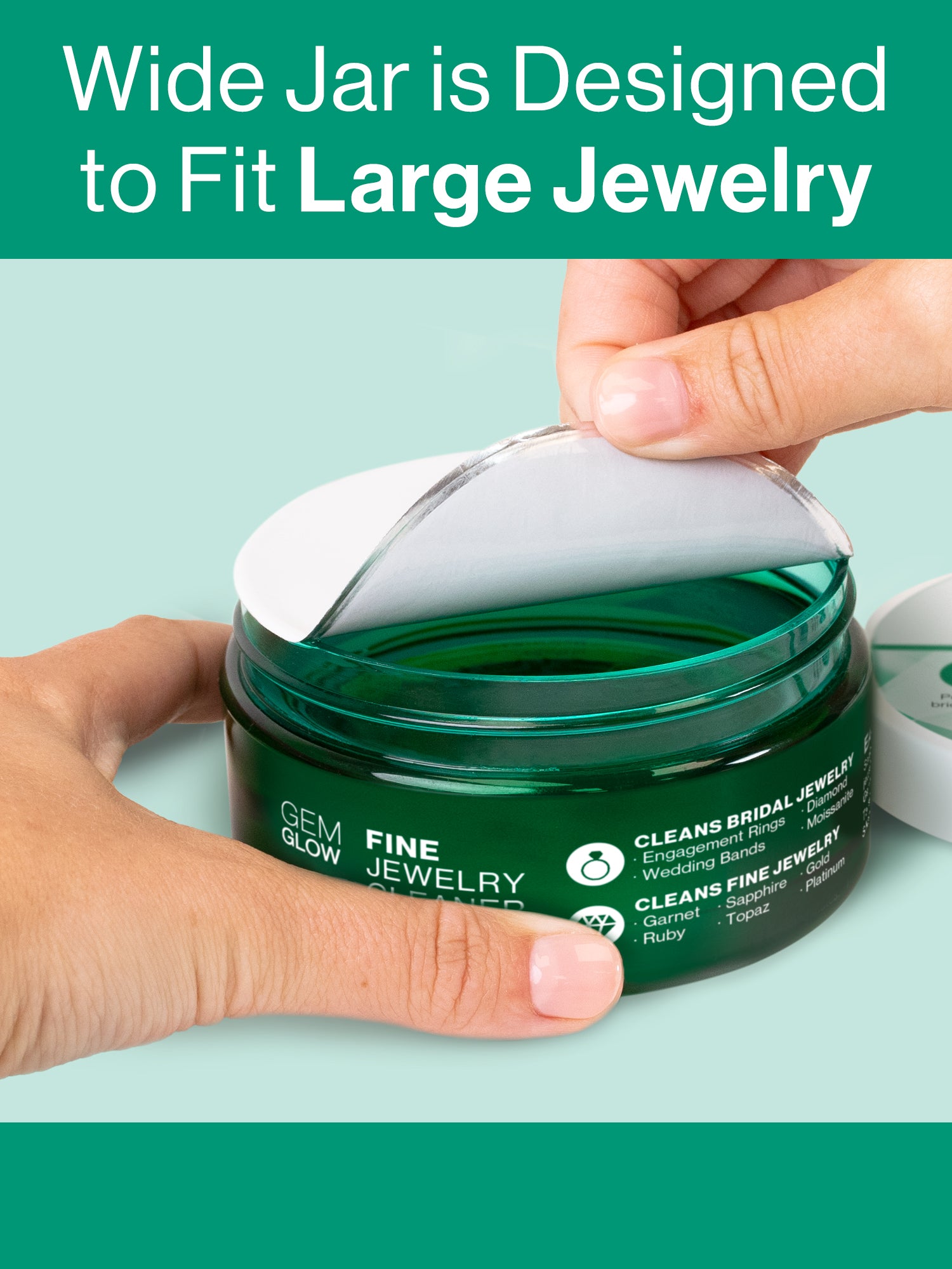 Fine Jewelry Cleaner– Gold & Diamond Safe | Gem Glow®