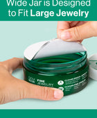 Close-up image of the 7.5 oz. Fine Jewelry Cleaner being opened to showcase its wide design for cleaning large jewelry.