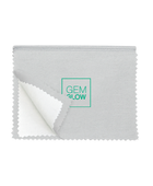 Gold & Silver Polishing Cloth with corner folded up