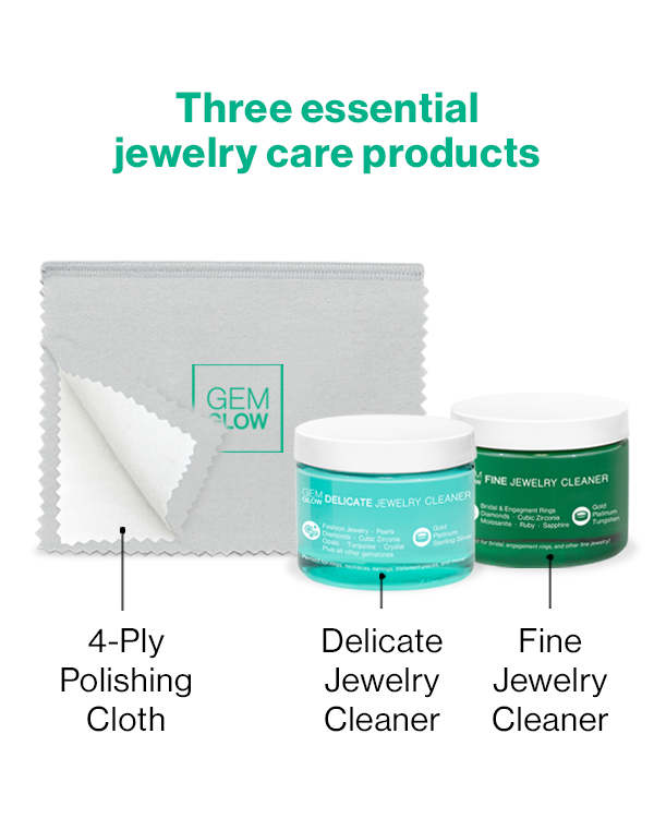 Jewelry Care System with callouts