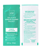 Front & back of Jewelry Cleaner Packet