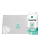Gold & Silver Polishing Cloth with packaging