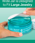Close-up image of the 7.5 oz. Delicate Jewelry Cleaner being opened to showcase its wide design for cleaning large jewelry.