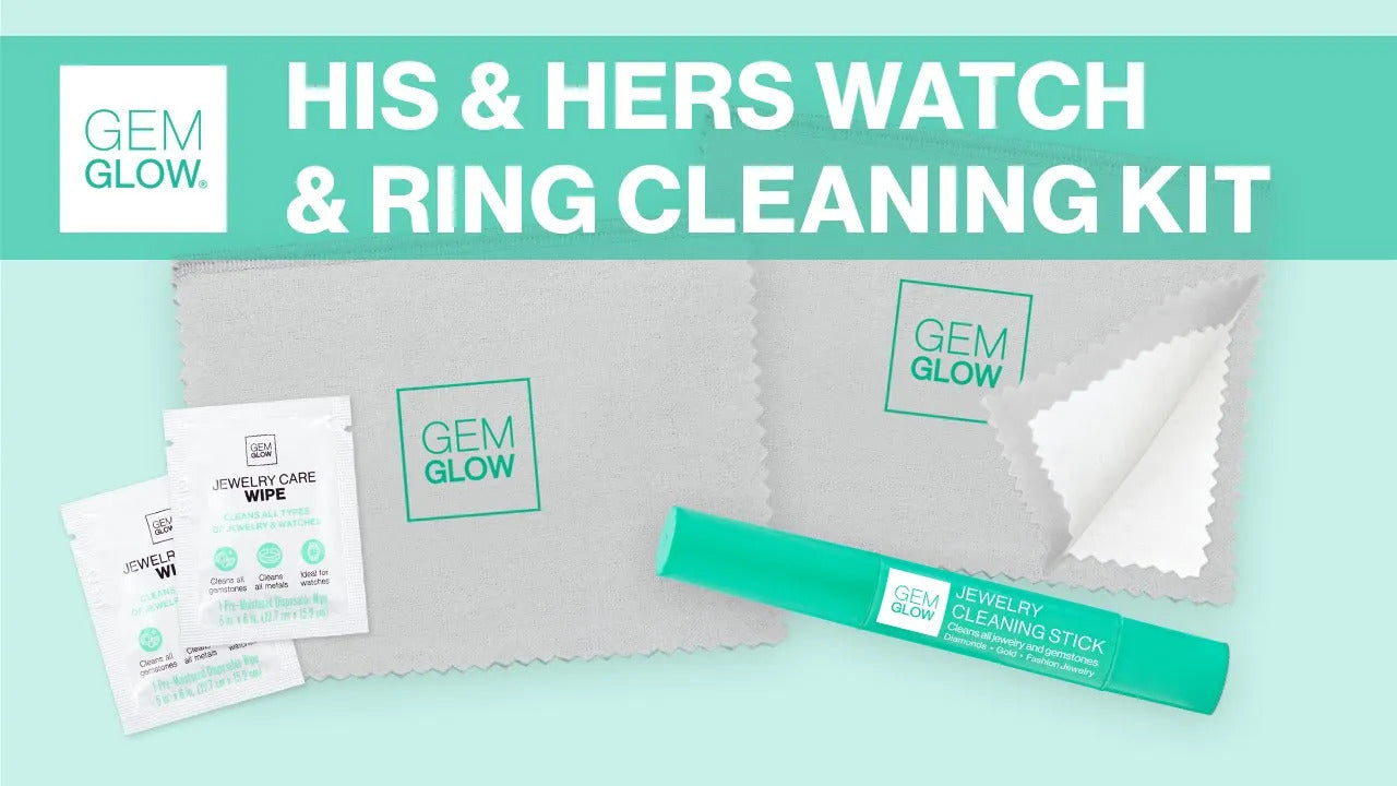 Gem Glow His & Hers Jewelry Cleaning Kit Video